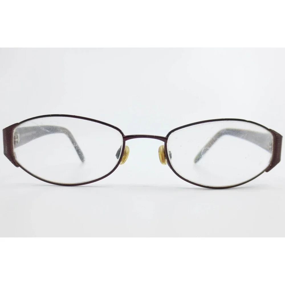 Ellen Tracy Borealis Wine Oval Eyeglass Frames 53-18-135 Burgundy Designer